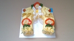 slaný svatební dort podkova