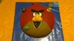 dort angry birds Red + marcipánové fig urky.Hall,Bomb,Chuck, dort angry birds Red + marcipánové fig urky.Hall,Bomb,Chuck,