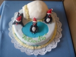  tučňáci s iglů dort č.418