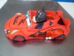 marcipánová figurka na dort autíčko s krtečkem
