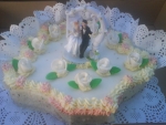 svatební dort vějíř č.428