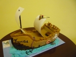 - pirátská loď dort č.380