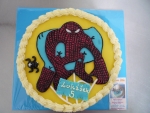 spiderman dort kulatý, banánová příchuť č.220 spiderman dort kulatý, banánová příchuť č.220