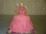 panenka šatečky růžové č.038  panenka šatečky růžové č.038