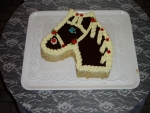  zvířátko dort hlava koně č.41