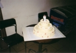 svatební 3 patrový dort potažený marcipánem č.118