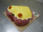 Slaný dort dámské poprsí sýrové 2,090kg