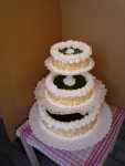 svatební dort 3 patra dort-hruškový fond č.427