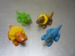figurky marcipánové dinosauři na dort