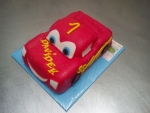  Cars auto - Blesk McQueen malý dort č.572
