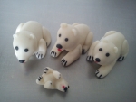 figurky marcipánové lední medvědi