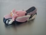 figurka marcipánová motorka růžová