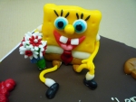 marcipánová figurka Spongebob v kalhotách