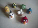 figurky marcipánové Angry Birds
