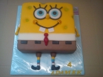 dort 3D Spongebob zubatý dort 3D Spongebob zubatý